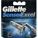 Recambio Gillette Sensor Excel. 5 Cargadores