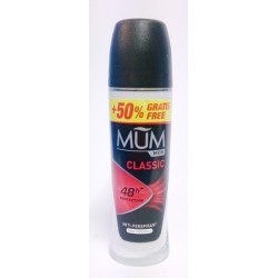 Desodorante Roll-on Mum Hombre Clasic + 50% gratis