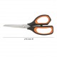 Tijeras Cocina Arcos Prochef Negro y Naranja