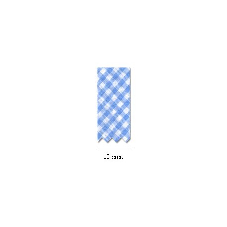 Cinta Bies Batista Vichy 18 mm.